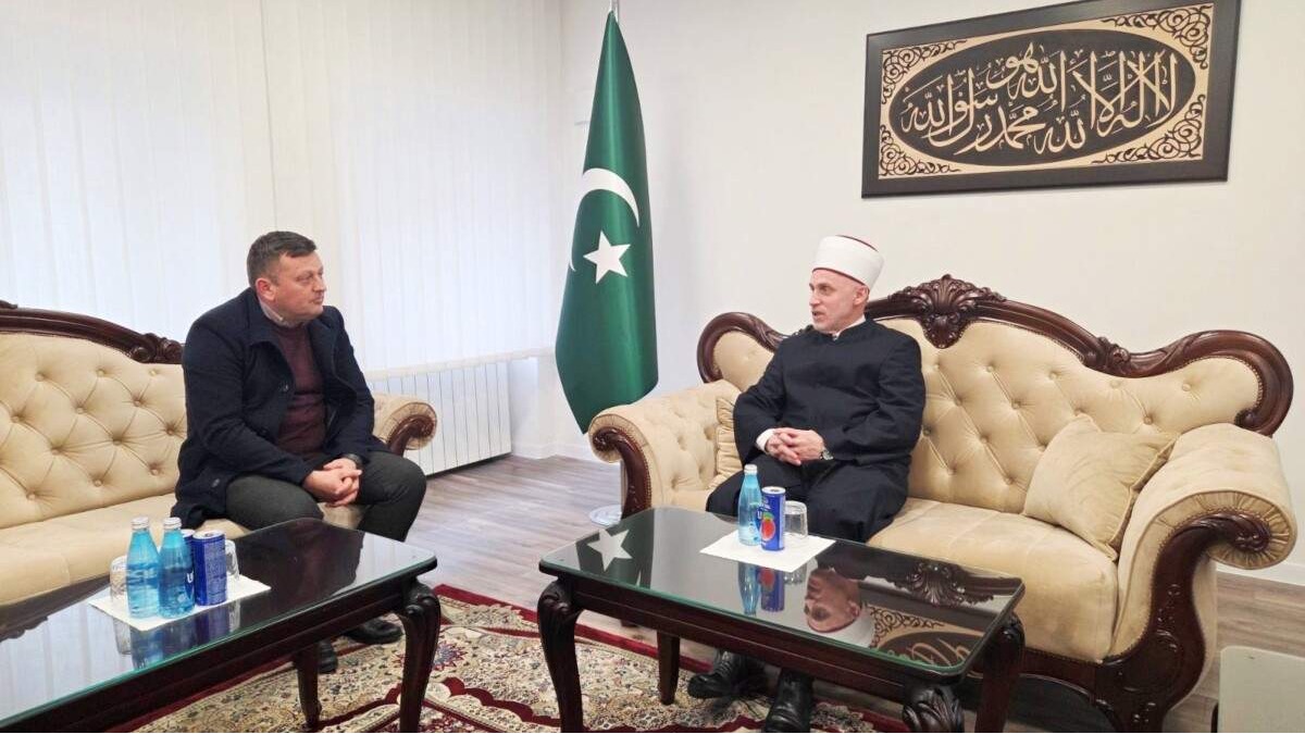 Muftija Kudić razgovarao sa direktorom Pedagoškog zavoda USK mr. Muamerom Hadžićem