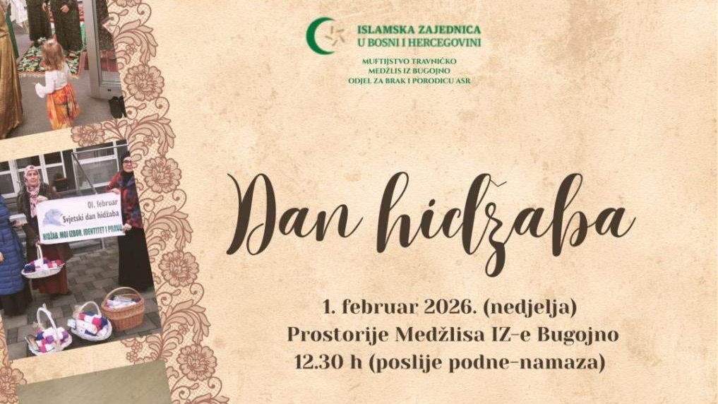 U Medžlisu Bugojno obilježavanje Dana hidžaba u nedjelju