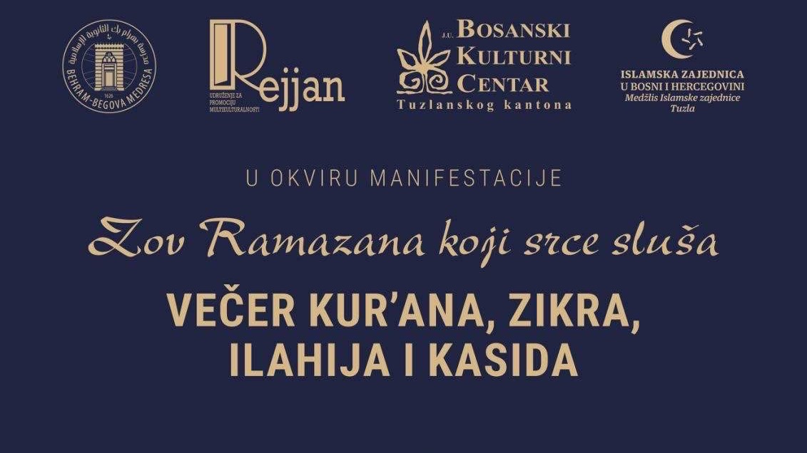 Večer Kur’ana, zikra, ilahija i kasida u Tuzli