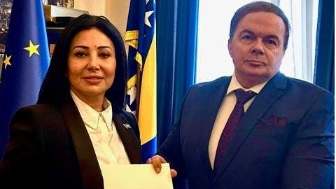 Novoimenovana ambasadorica Države Palestine u Bosni i Hercegovini Sylvie Kharoof predala kopije akreditivnih pisama