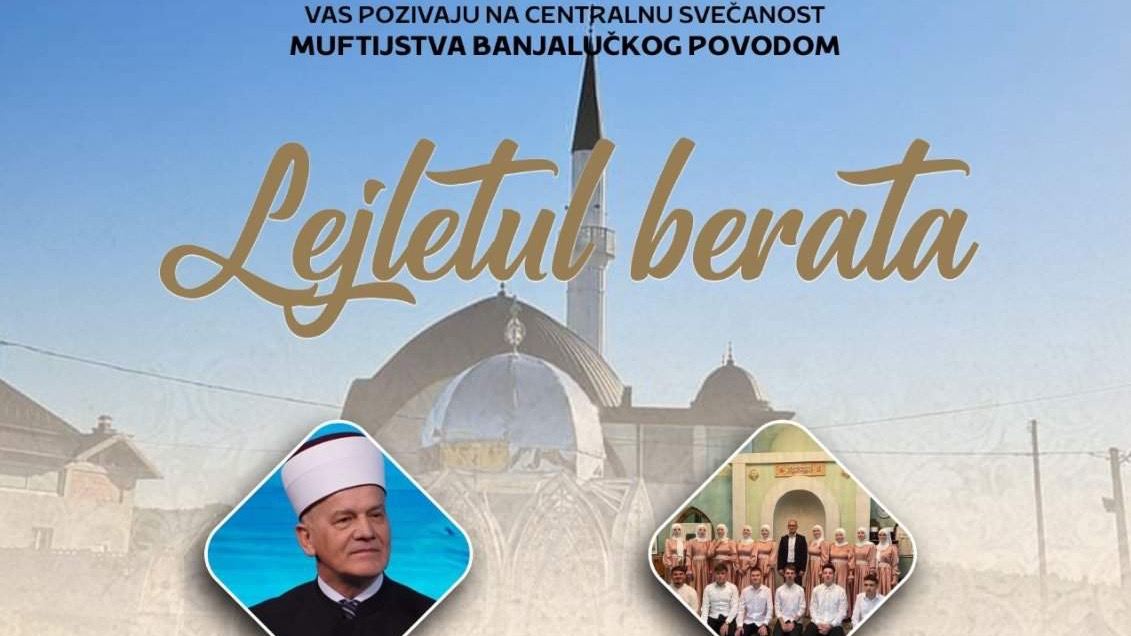 Centralni program obilježavanja Lejletul-berata za područje Muftijstva banjalučkog u džematu Lišnja