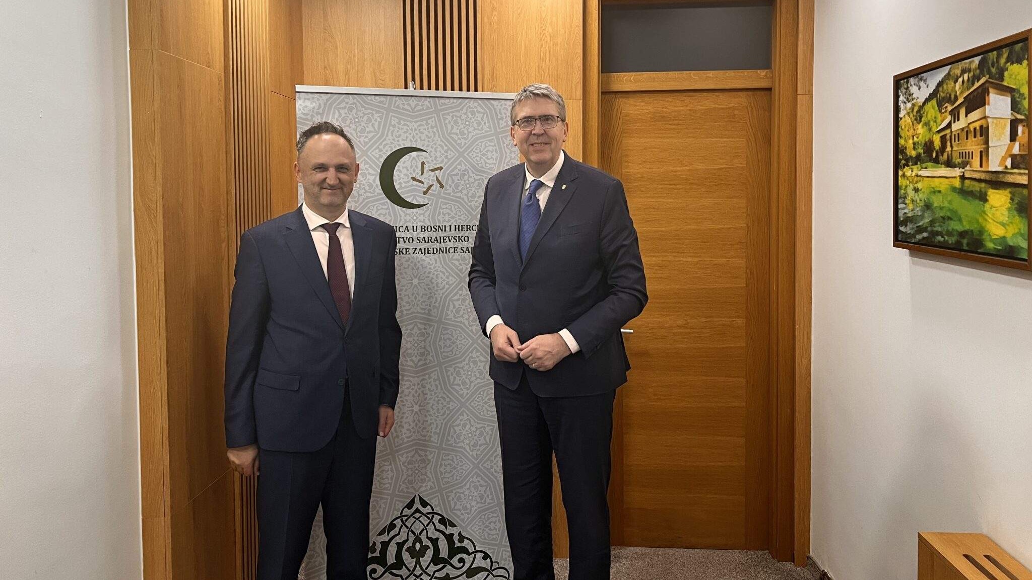 Gradonačelnik Samir Avdić posjetio Medžlis Islamske zajednice Sarajevo