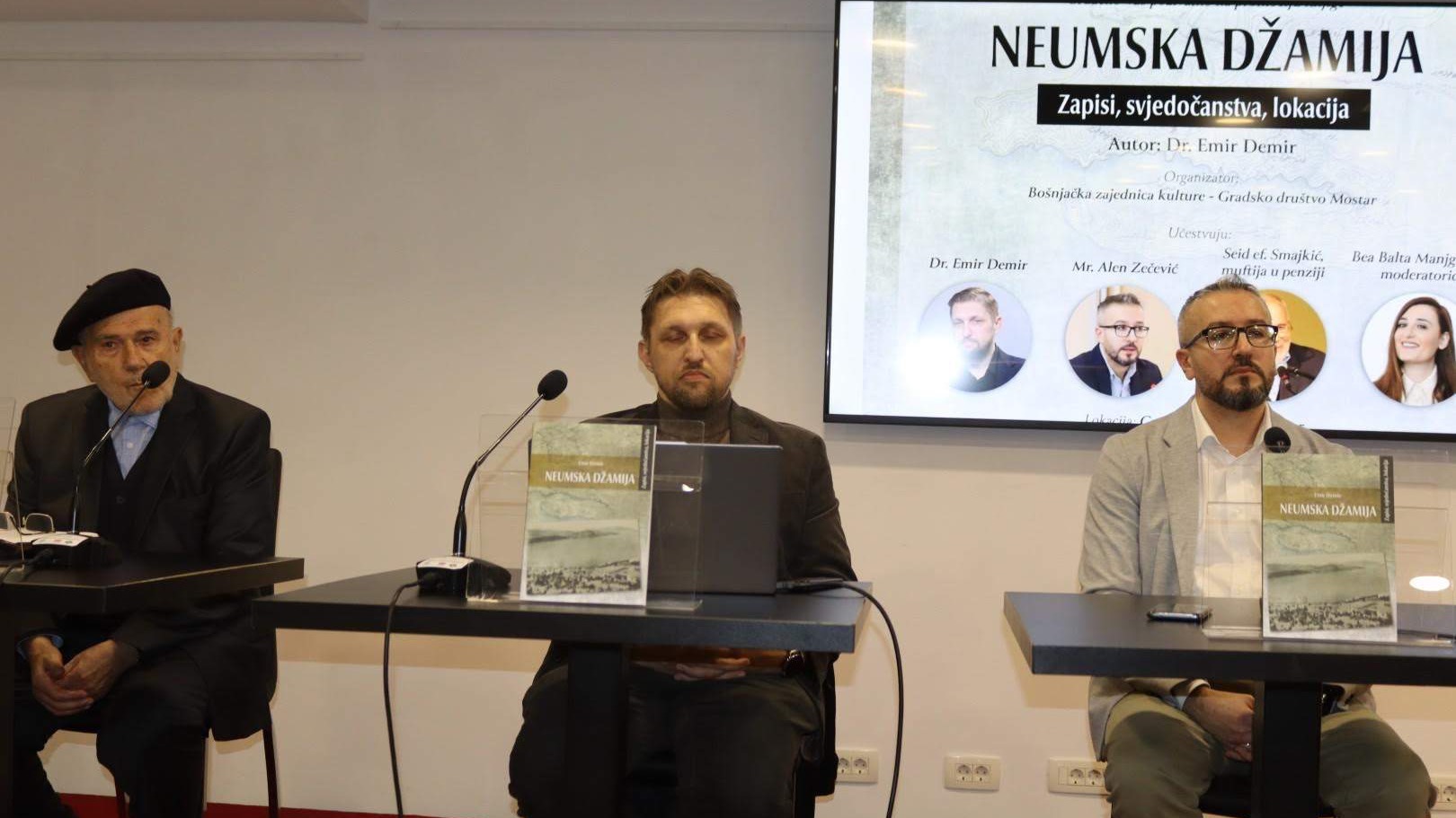 U Mostaru promovirana knjiga „Neumska džamija – Zapisi, svjedočanstva, lokacija“