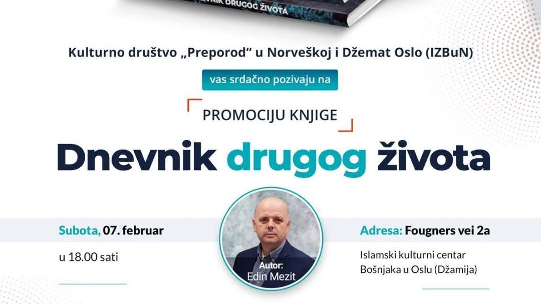 Promocija knjige „Dnevnik drugog života“ u Oslu