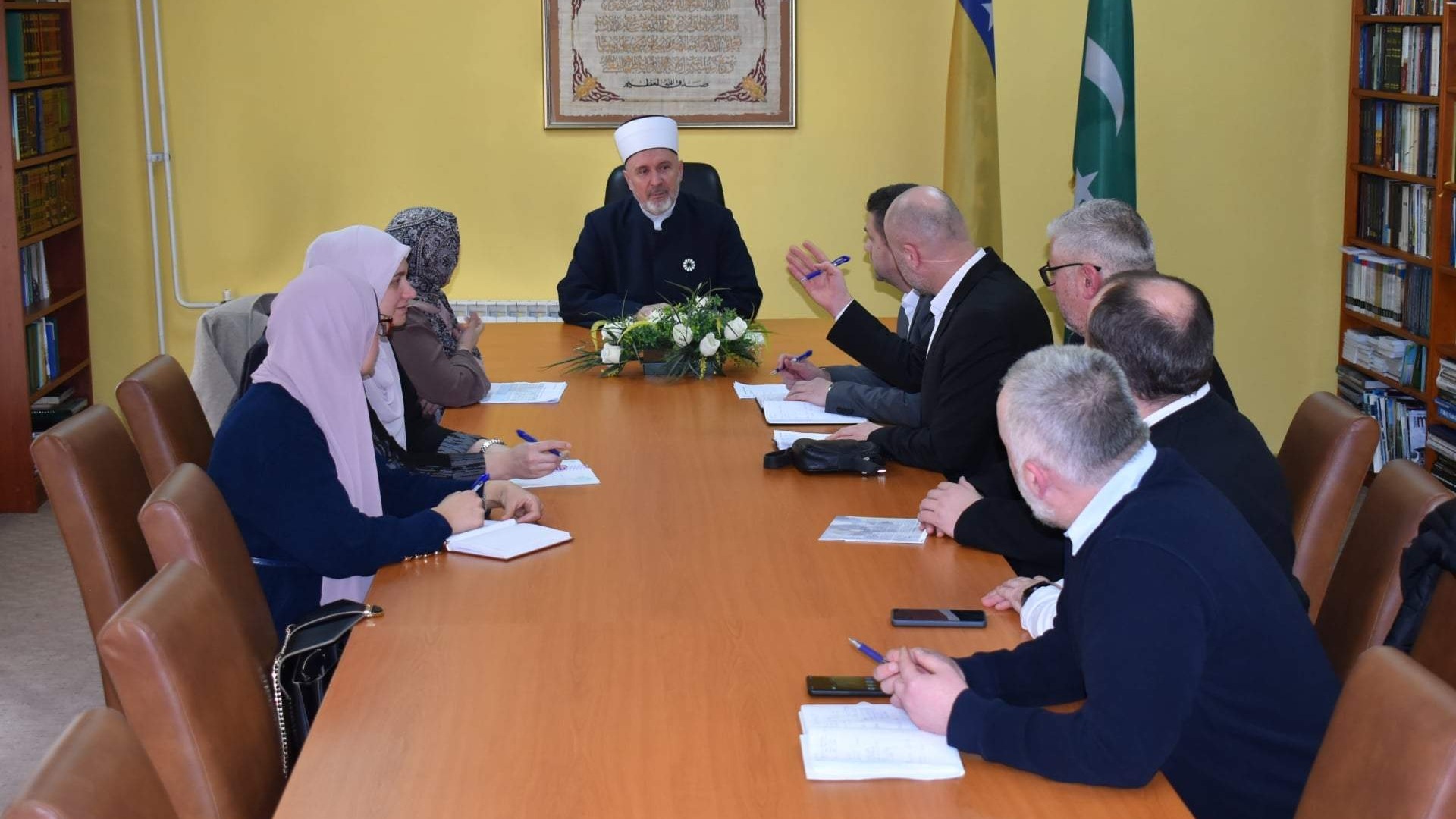 Prijem rukovodstava predškolskih ustanova u Muftijstvu travničkom