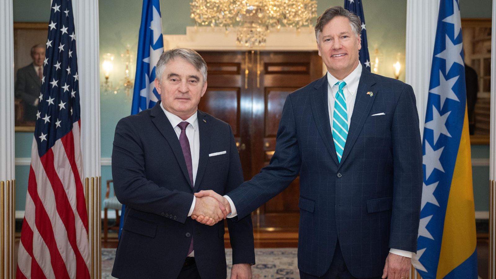 Sastanak u Washingtonu: Landau poručio da Dodik nema podršku u narušavanju stabilnosti, Komšić osudio islamofobiju 