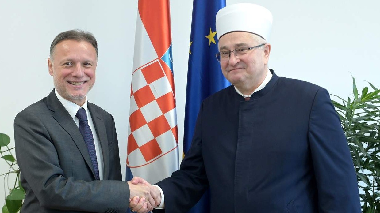 Muftija Aziz-ef. Hasanović u posjeti predsjedniku Sabora Hrvatske: Odlični odnosi Hrvatske i Islamske zajednice 