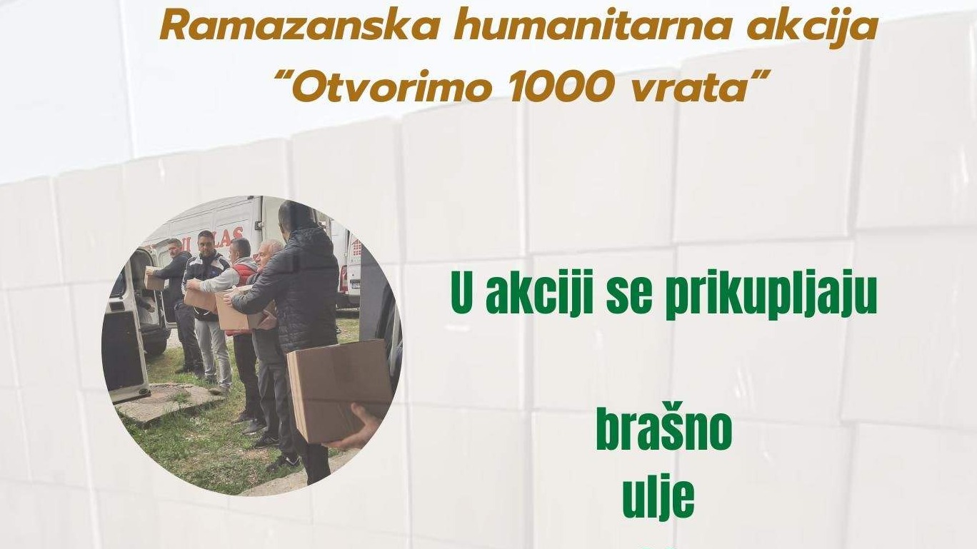 Medžlis Kalesija pokrenuo humanitarnu ramazansku akciju "Otvorimo hiljadu vrata"