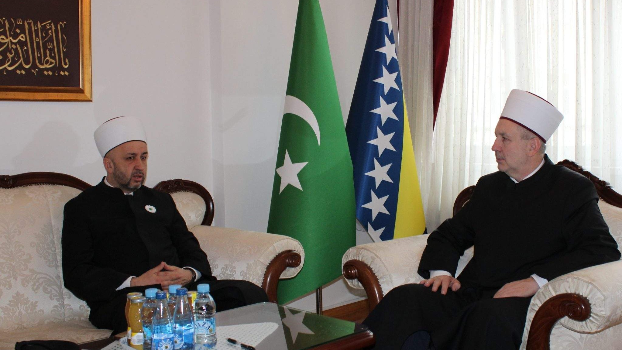 Muftiju Grabusa posjetio vojni muftija Nesib-ef. Hadžić