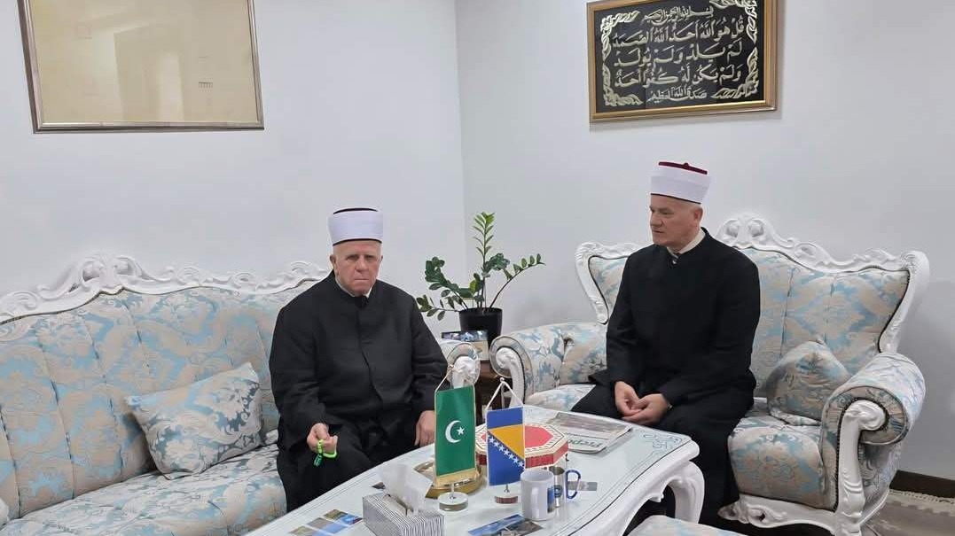Muftija Edhem-ef. Čamdžić u posjeti Muftijstvu banjalučkom