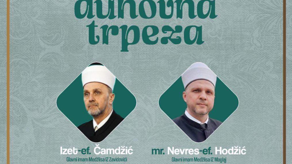 Izet-ef. Čamdžić i mr. Nevrez-ef. Hodžić na duhovnoj trpezi u Ulišnjaku