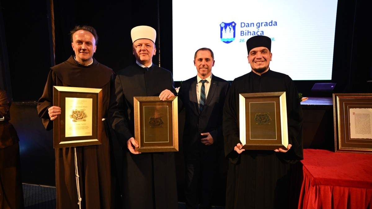 Mensur-ef. Ćehić dobitnik priznanja Grada Bihaća za promociju mira i tolerancije