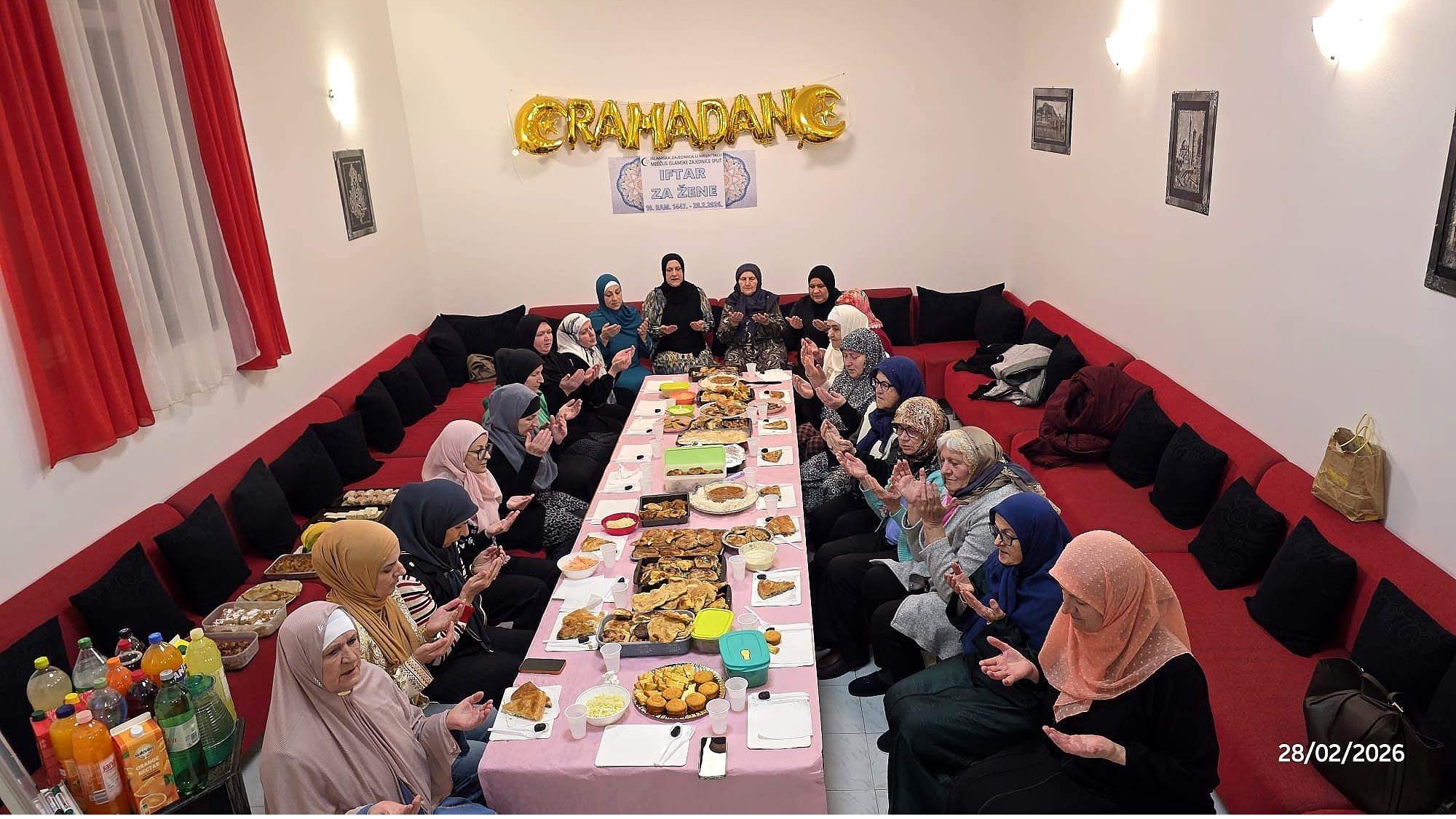 Iftar za žene u Medžlisu IZ Split