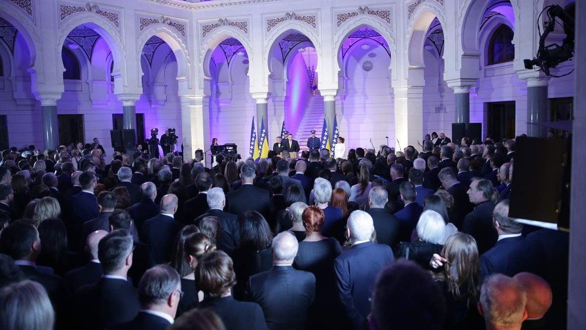Svečani prijem u Vijećnici: Poruke jedinstva i odbrane suvereniteta BiH na Dan nezavisnosti