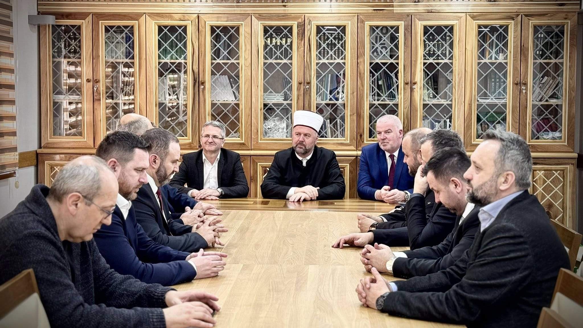 Prijem za goste-hatibe u MIZ Tešanj