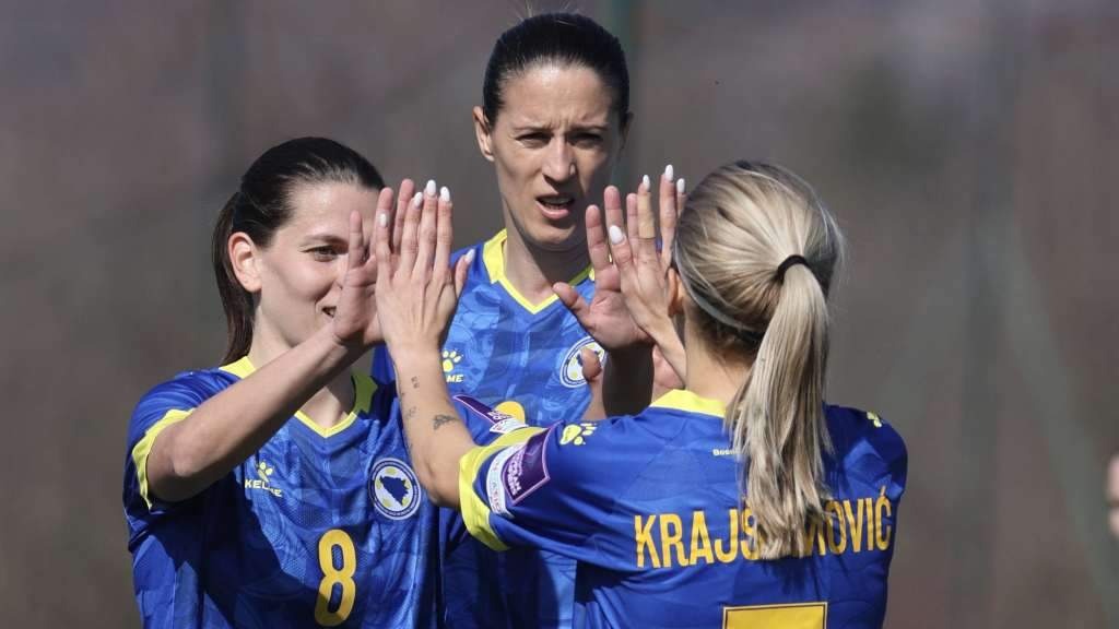 Zenica: Nogometašice BiH porazile selekciju Lihtenštajna rezultatom 13:1