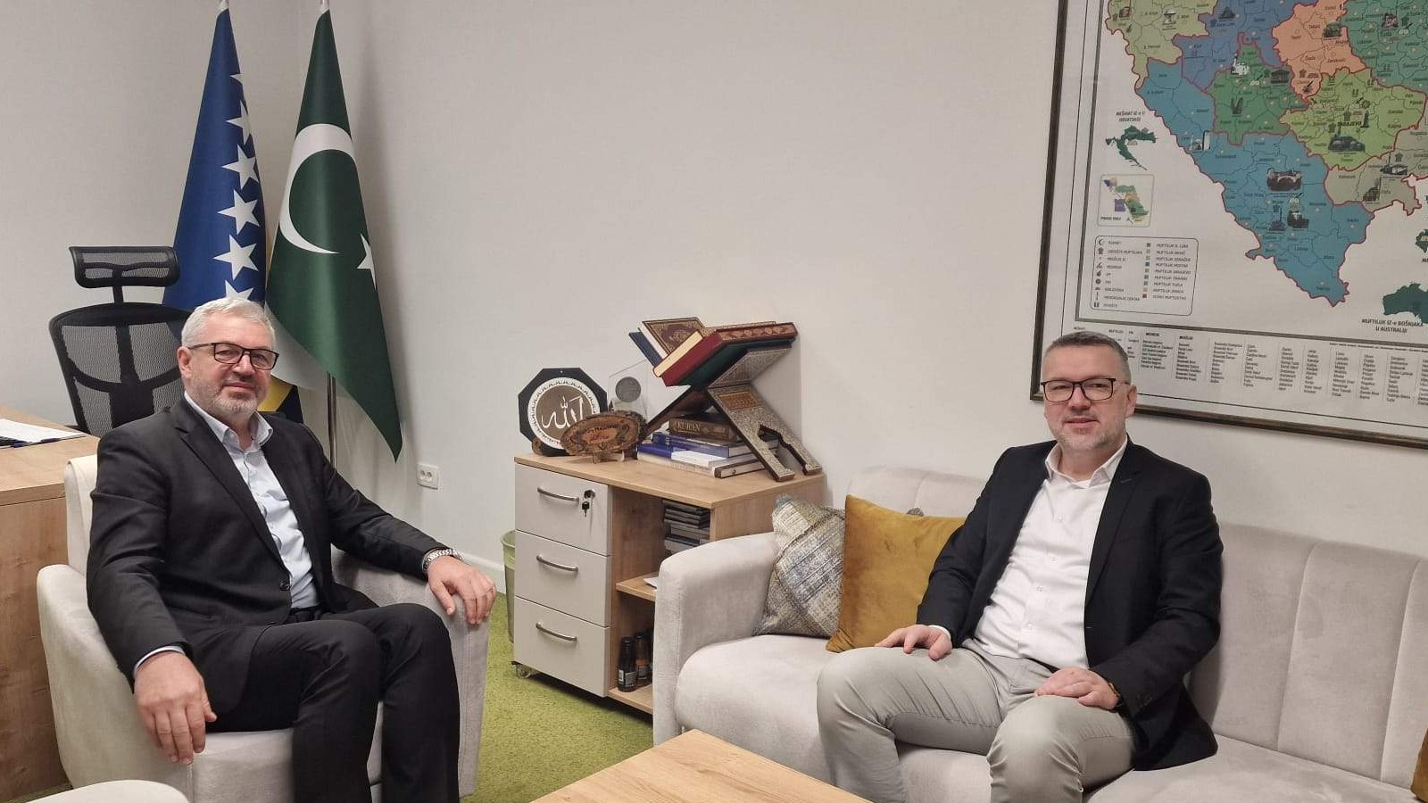 Predsjednik MDD Merhamet u posjeti Uredu za društvenu brigu Rijaseta IZ