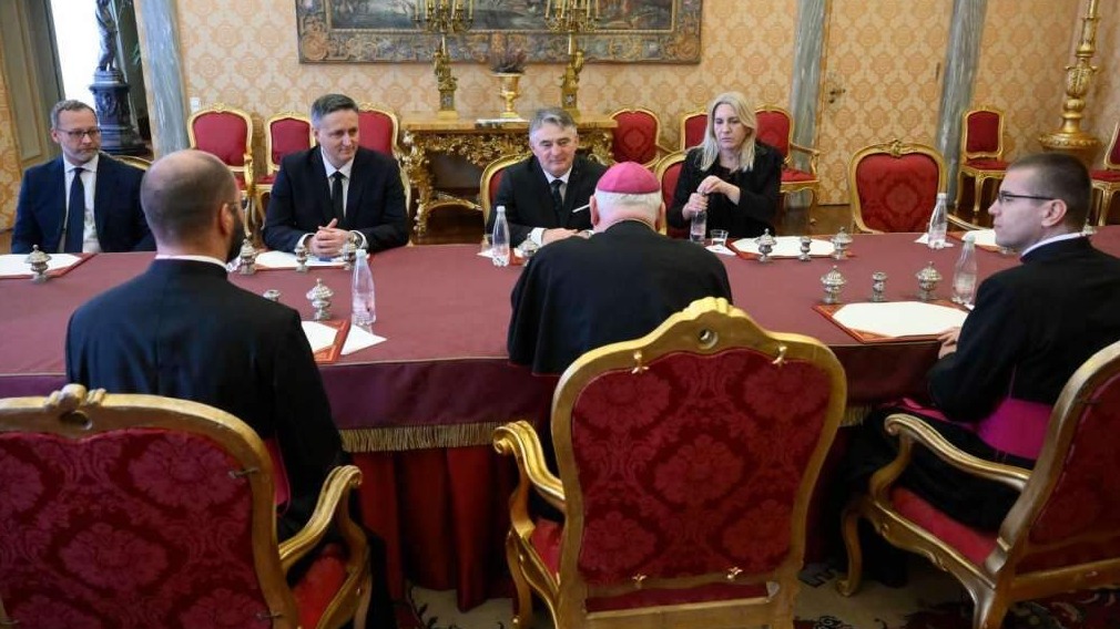Članovi predsjedništva BiH u Vatikanu: Mir je univerzalna i neprocjenjiva vrijednost
