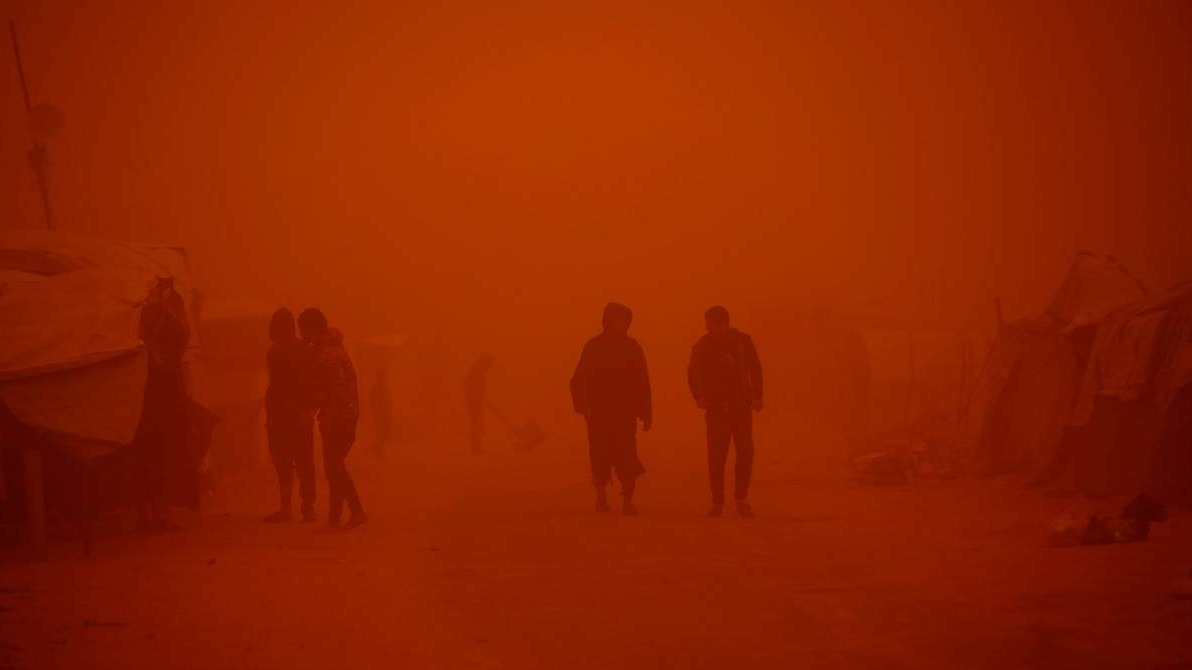 Pješčana oluja u Gazi (FOTO)