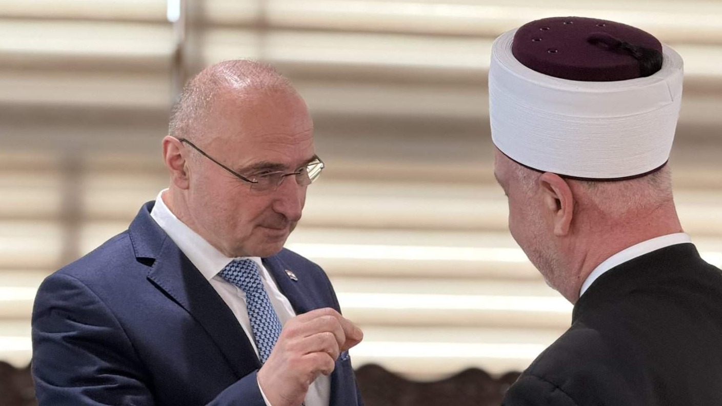 Ministar Grlić-Radman u posjeti reisul-ulemi