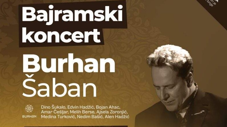 "Bajram dođe, mirišu avlije":  Bajramski koncert Burhana Šabana u Domu mladih