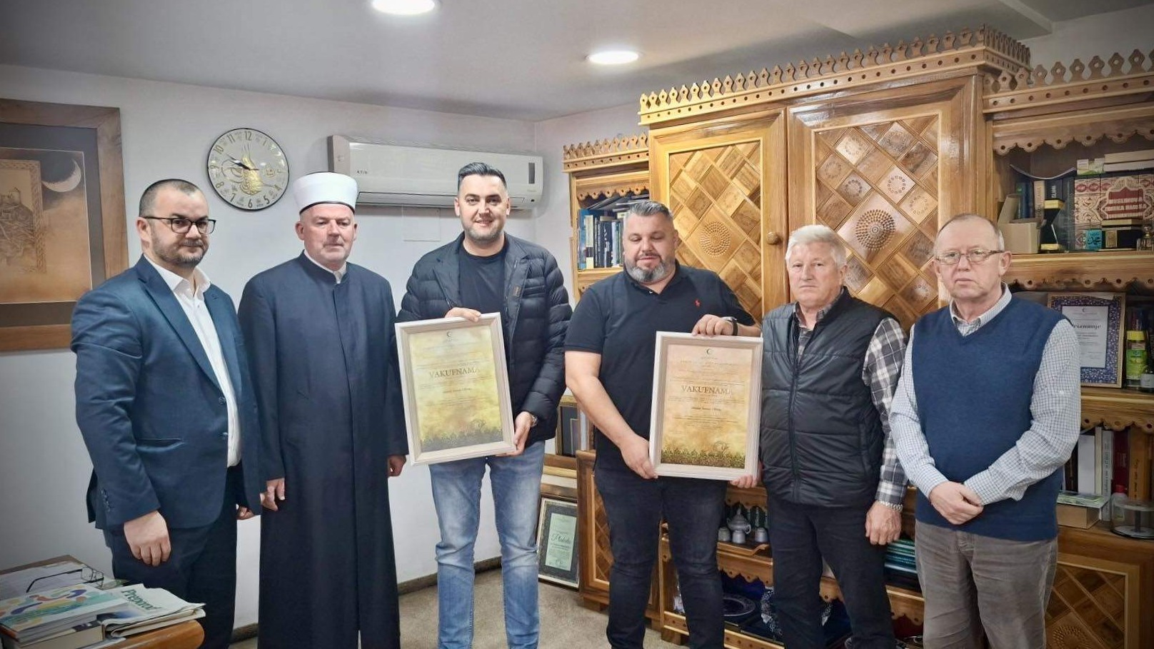 Dodjela vakufnama u Medžlisu Tešanj