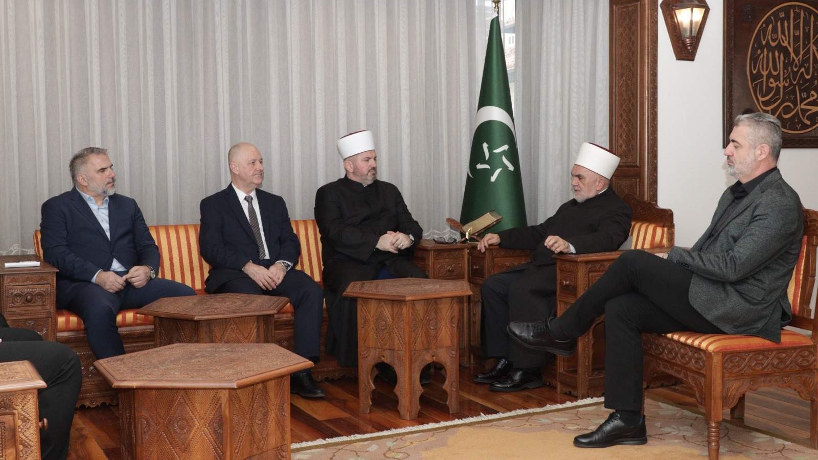Muftija Dudić primio delegaciju Udruženja ilmijje: Razgovarano o jačanju saradnje i uključivanju uleme iz Sandžaka