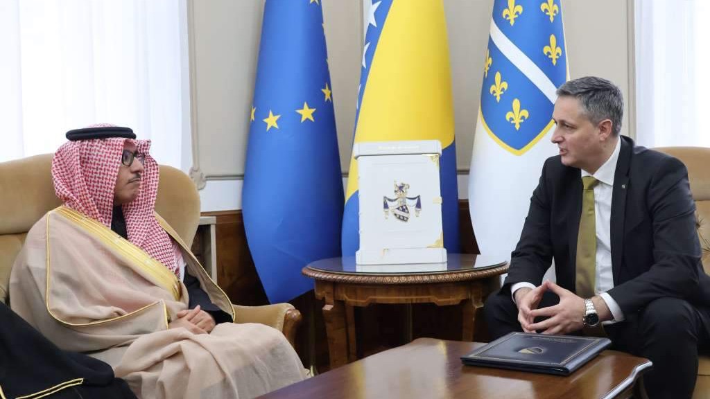 Bećirović: Nastaviti jačati prijateljske veze BiH i Kraljevine Saudijske Arabije
