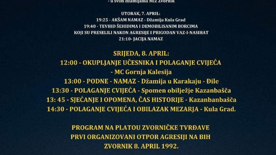 Policija zabranila okupljanje na Zvorničkoj tvrđavi: Program Dana otpora premješten na Mejtaš