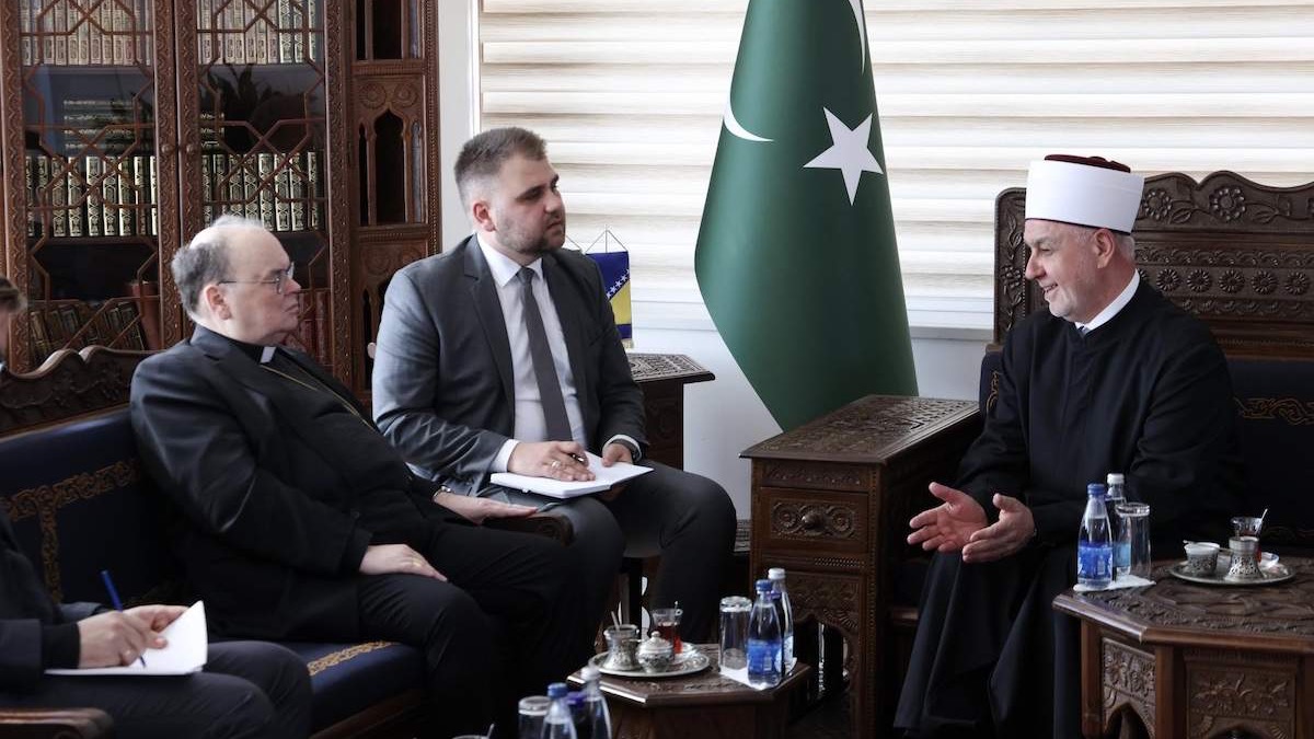 Nj. E. Bertram Meier posjetio reisul-ulemu Husein-ef. Kavazovića