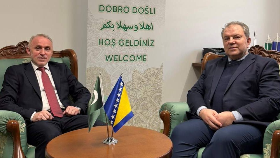 Muftija Kudić posjetio direktora Uprave za vjerske poslove hafiza dr. Mensur-ef. Malkića