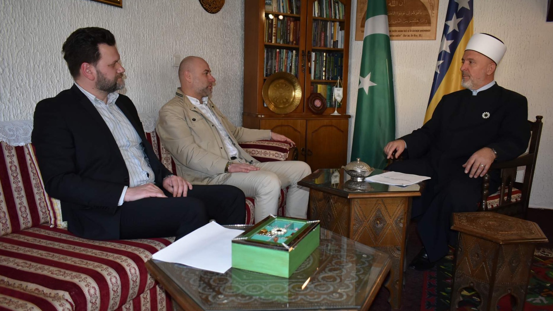 Delegacija Medžlisa Jajce muftiji Adiloviću predstavila projekat knjige o egzodusu Bošnjaka ovog grada