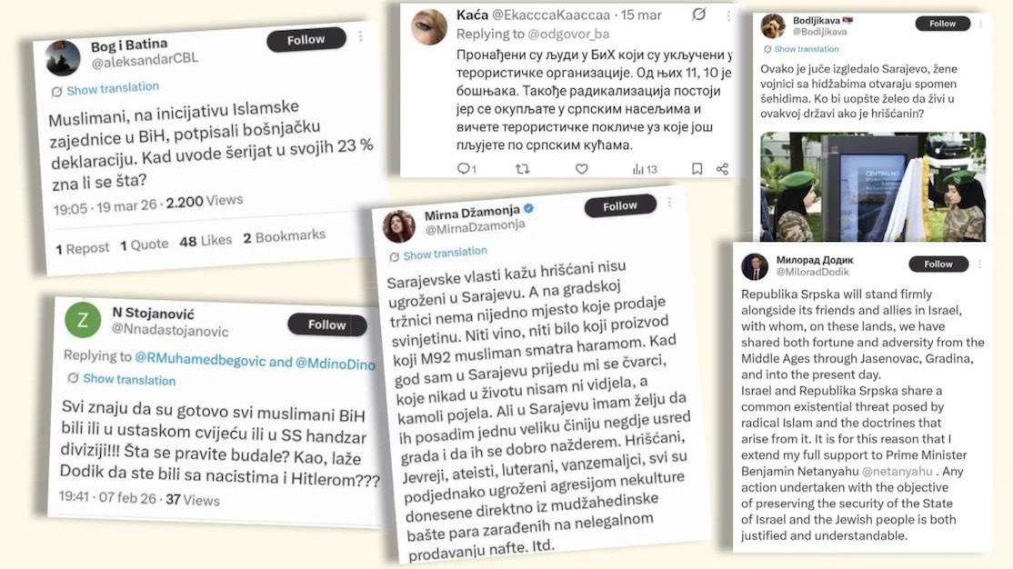 Industrija mržnje: Nijanse narativa protiv Bošnjaka