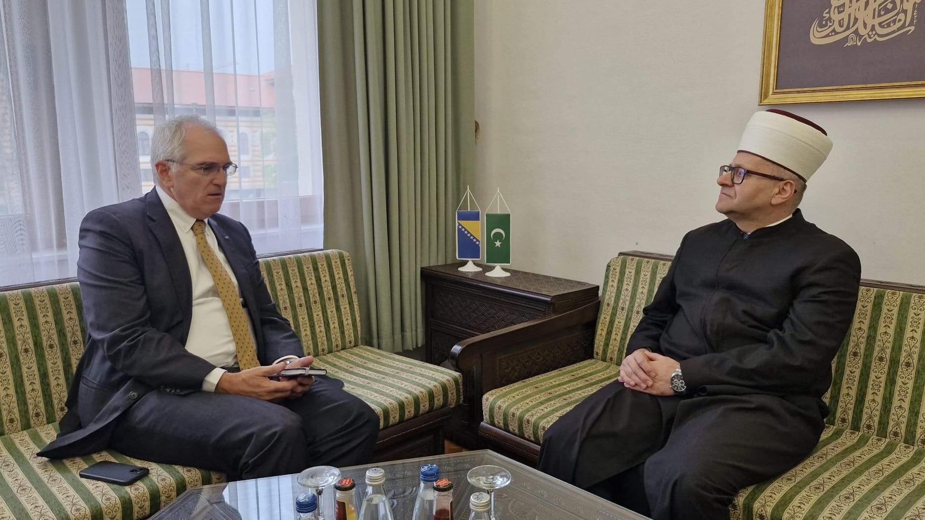 Muftija Dedović i ambasador OSCE-a razgovarali o međureligijskoj saradnji i položaju Islamske zajednice u Mostaru