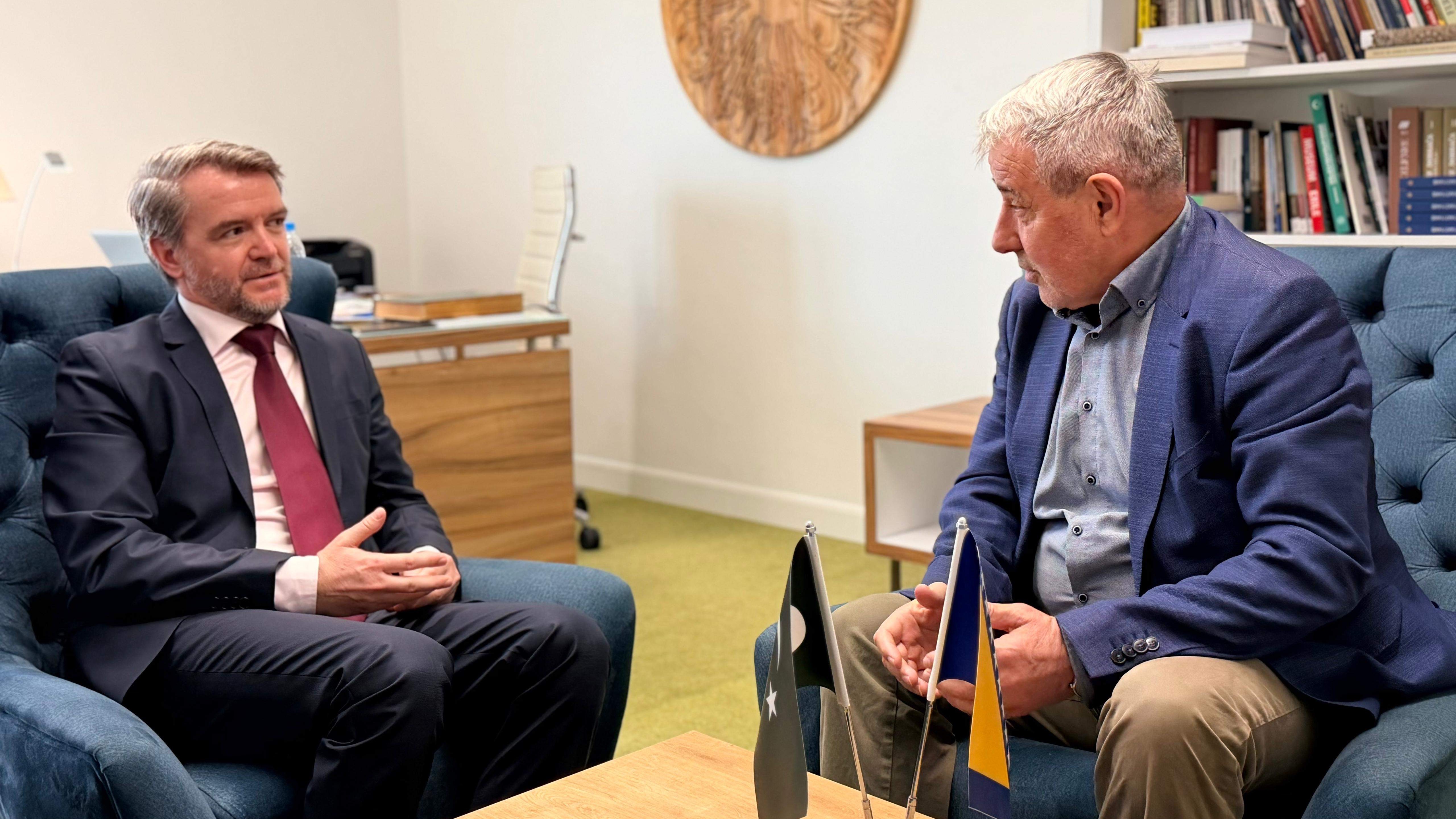 Muftija za Zapadnu Evropu Senaid-ef. Kobilica u radnoj posjeti upravama Rijaseta Islamske zajednice