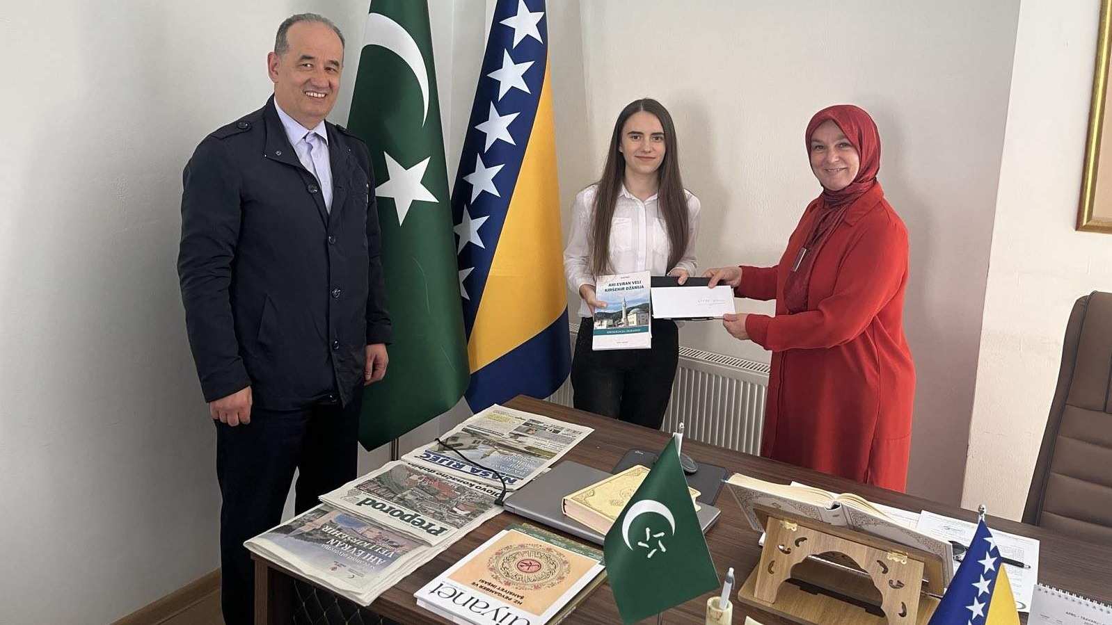 Prijem za pobjednicu Ramazanskog kviza u Olovu: "Raduju uspjesi naših učenika"