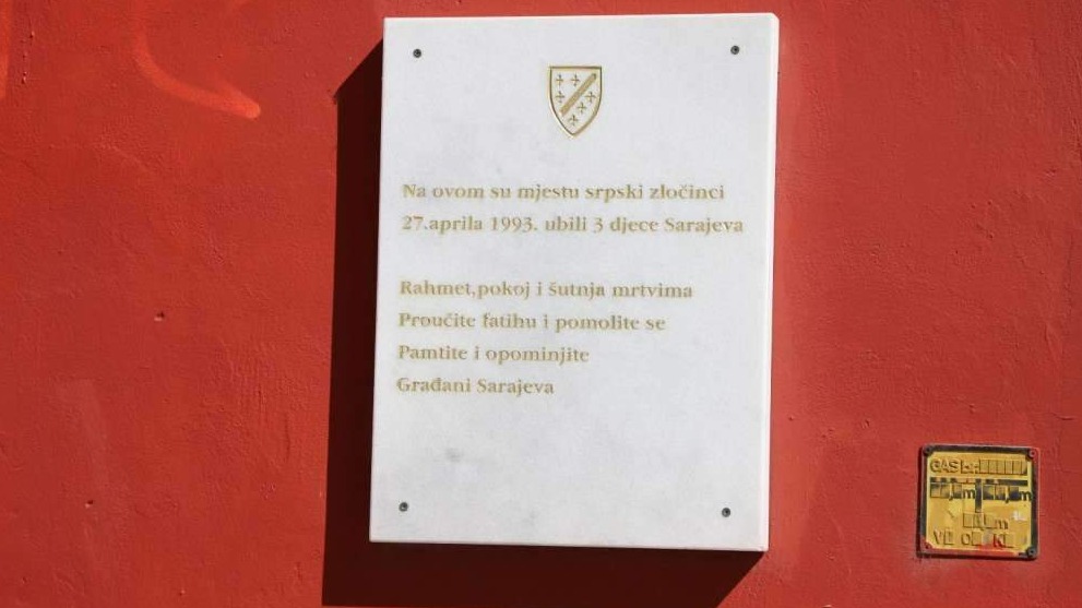 Odata počast dječacima koji su 1993. ubijeni u Jukićevoj ulici u Sarajevu