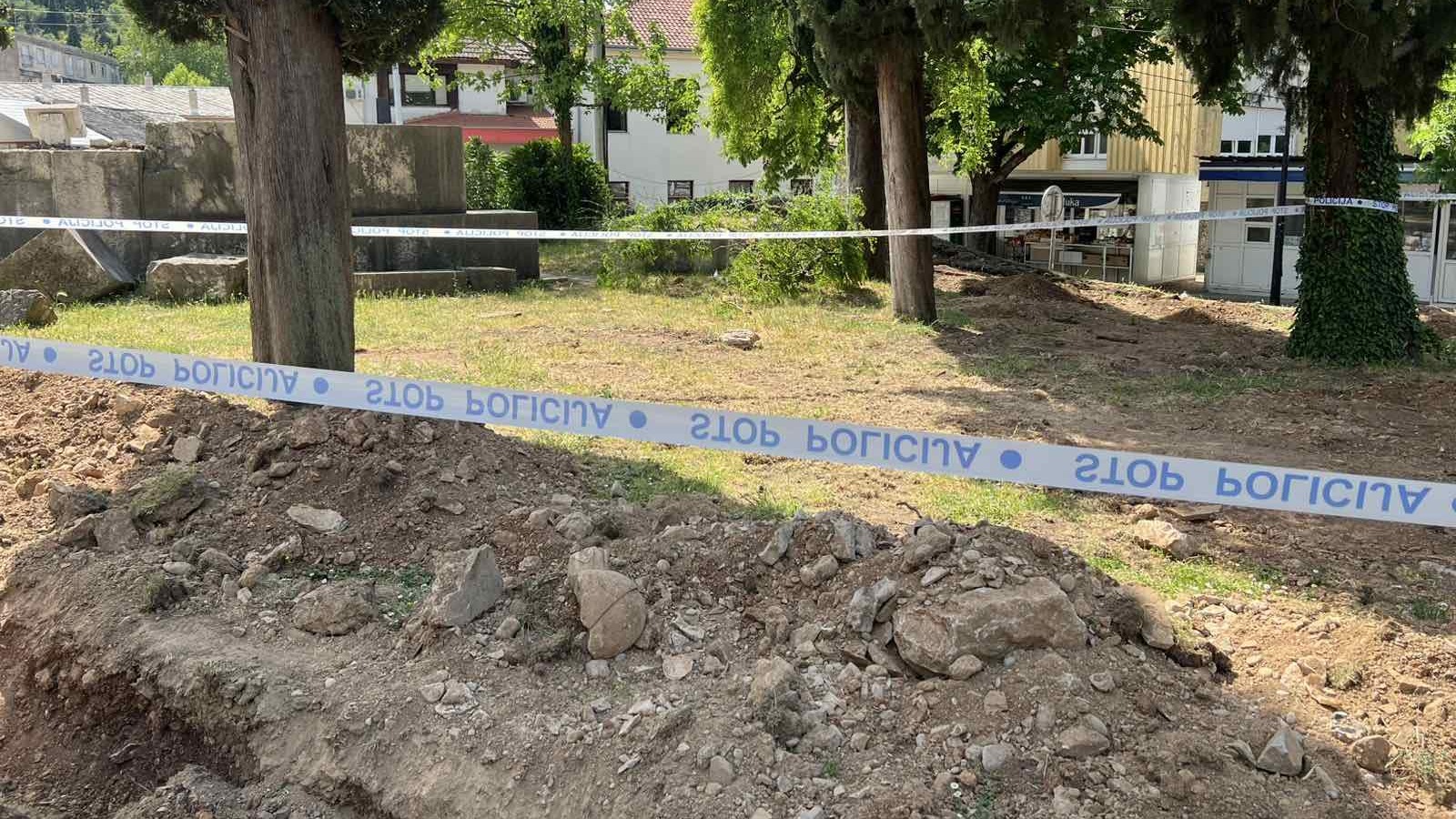 Stolac: Radovi u školskom parku otvorili tragove starog harema