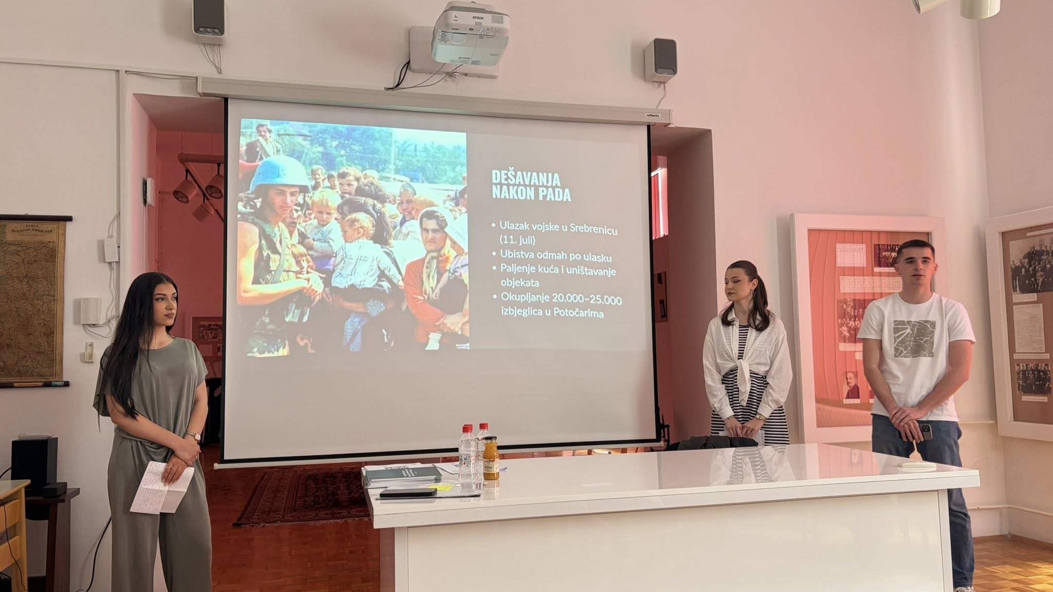 Obrazovanje kao temelj istine: realizovan čas o genocidu u Srebrenici u sarajevskoj Prvoj gimnaziji