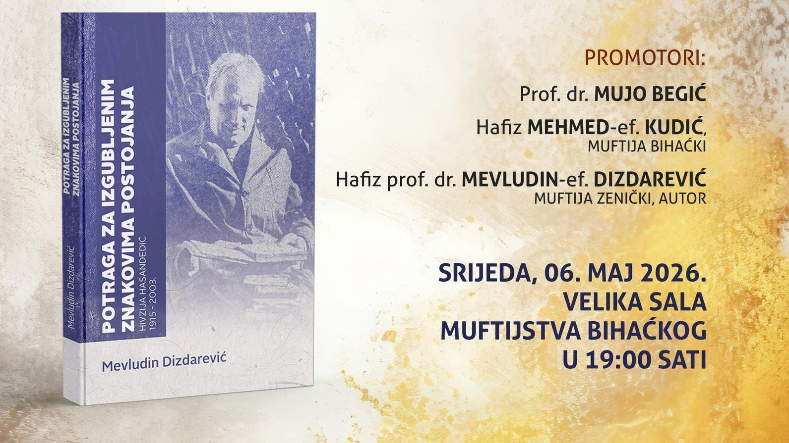 Bihać: U srijedu promocija knjige "Potraga za izgubljenim znakovima postojanja – Hivzija Hasandedić 1915–2003"