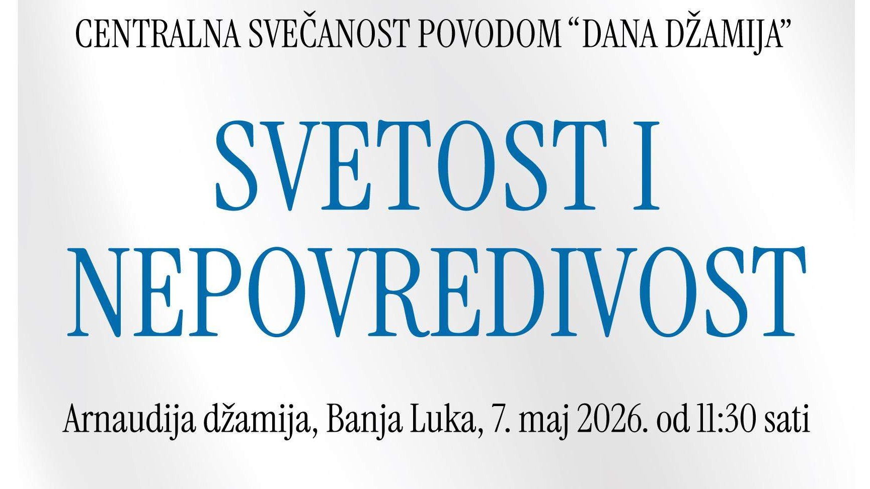 Centralna svečanost Muftijstva banjalučkog povodom Dana džamija