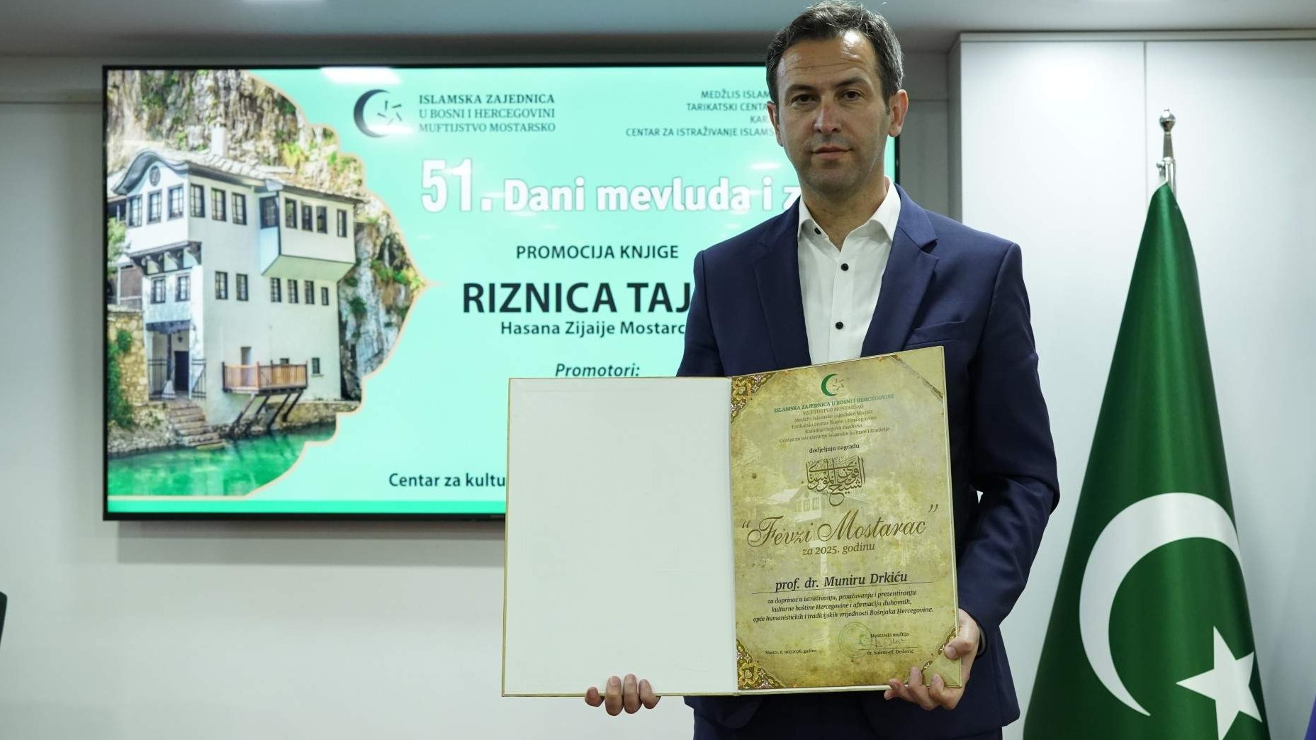 Nagrada "Fevzi Mostarac" uručena prof. dr. Muniru Drkiću
