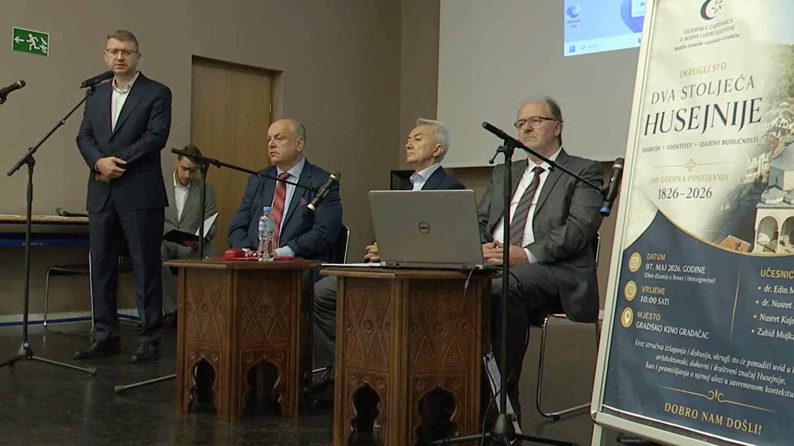 Okruglim stolom u Gradačcu počelo obilježavanje 200 godina Husein-kapetanove džamije