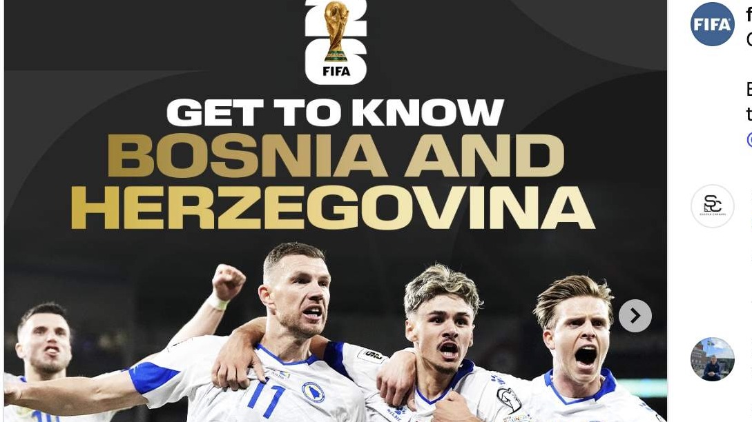 FIFA predstavila BiH: Zmajevi žele prvi plasman u nokaut fazu Mundijala