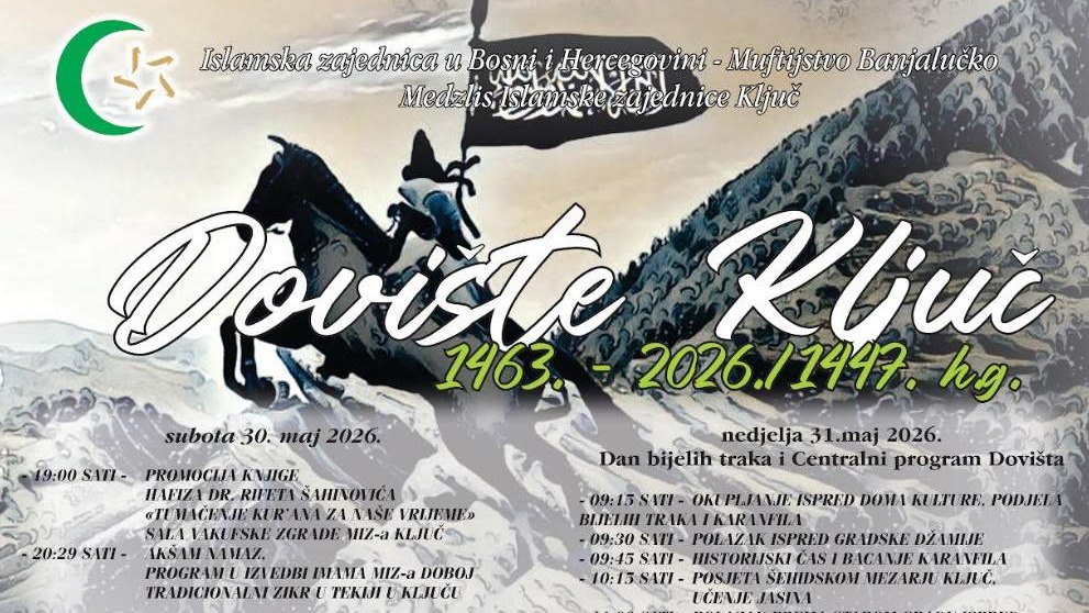 Manifestacija "Dovište Ključ 2026" 30. i 31. maja