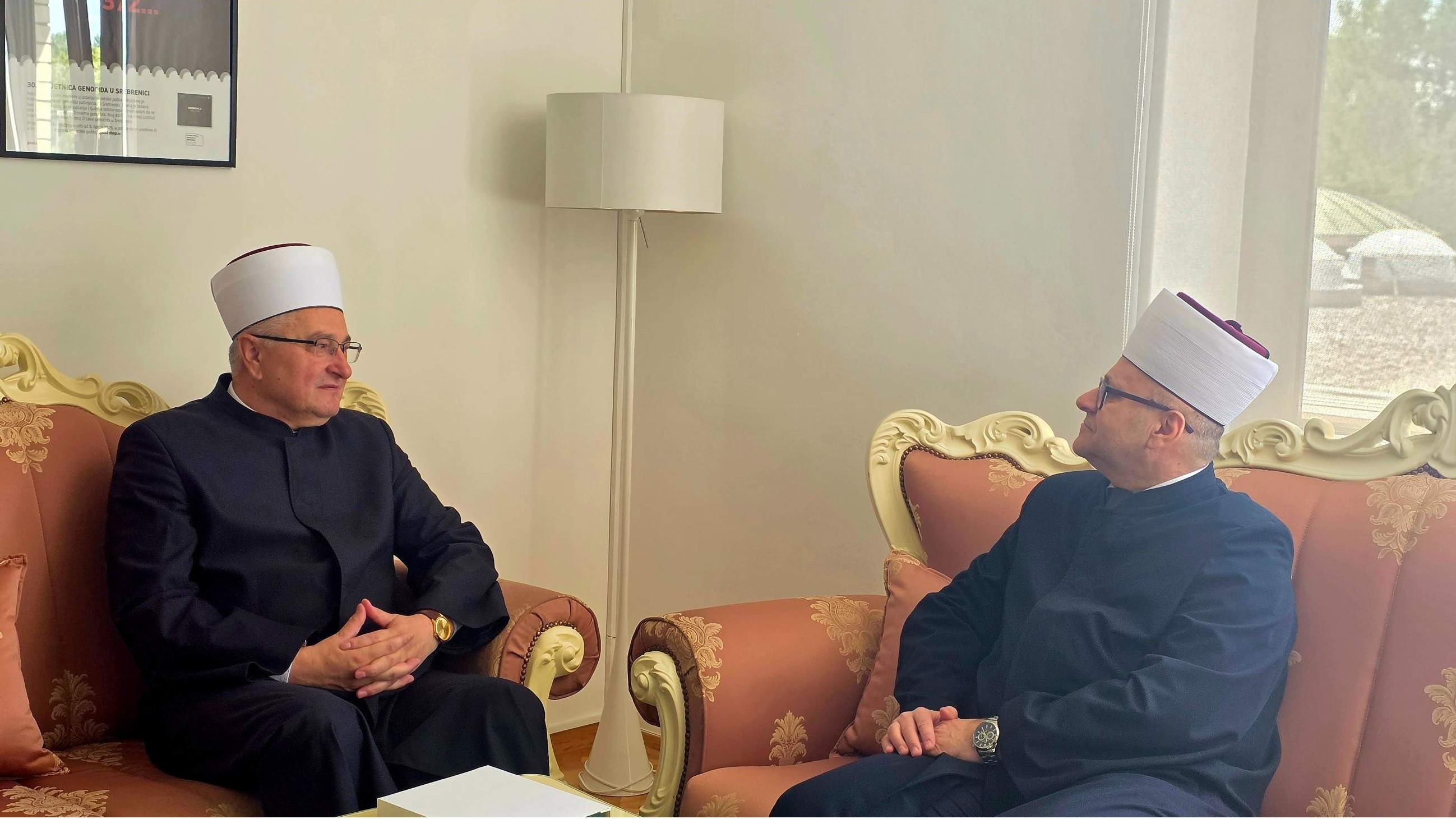 Muftija mostarski u posjeti Mešihatu IZ u Hrvatskoj