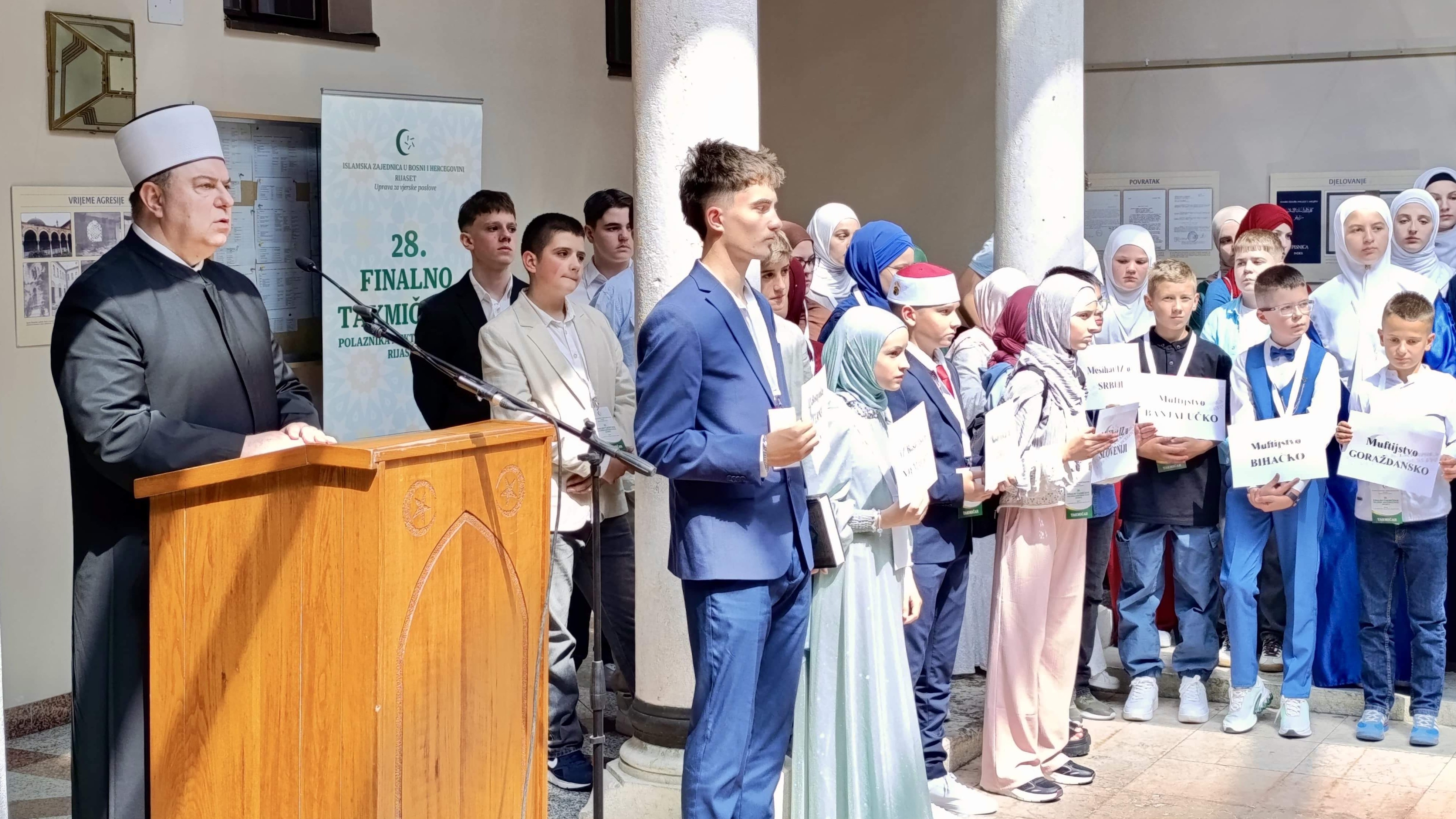 U Sarajevu otvoreno 28. finalno takmičenje polaznika mektepske pouke Rijaseta Islamske zajednice u BiH