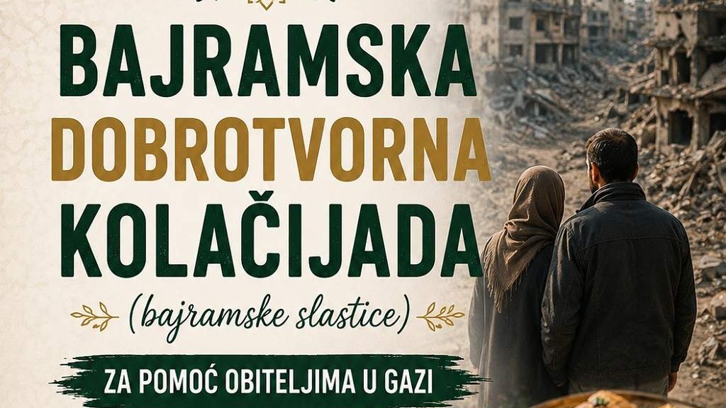 Bajramska kolačijada u Sisku za pomoć stanovnicima Gaze