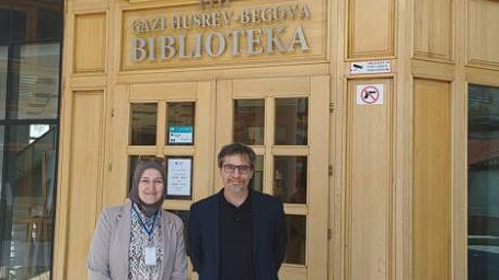 Dr. Christian Ströbele u posjeti Gazi Husrev-begovoj biblioteci