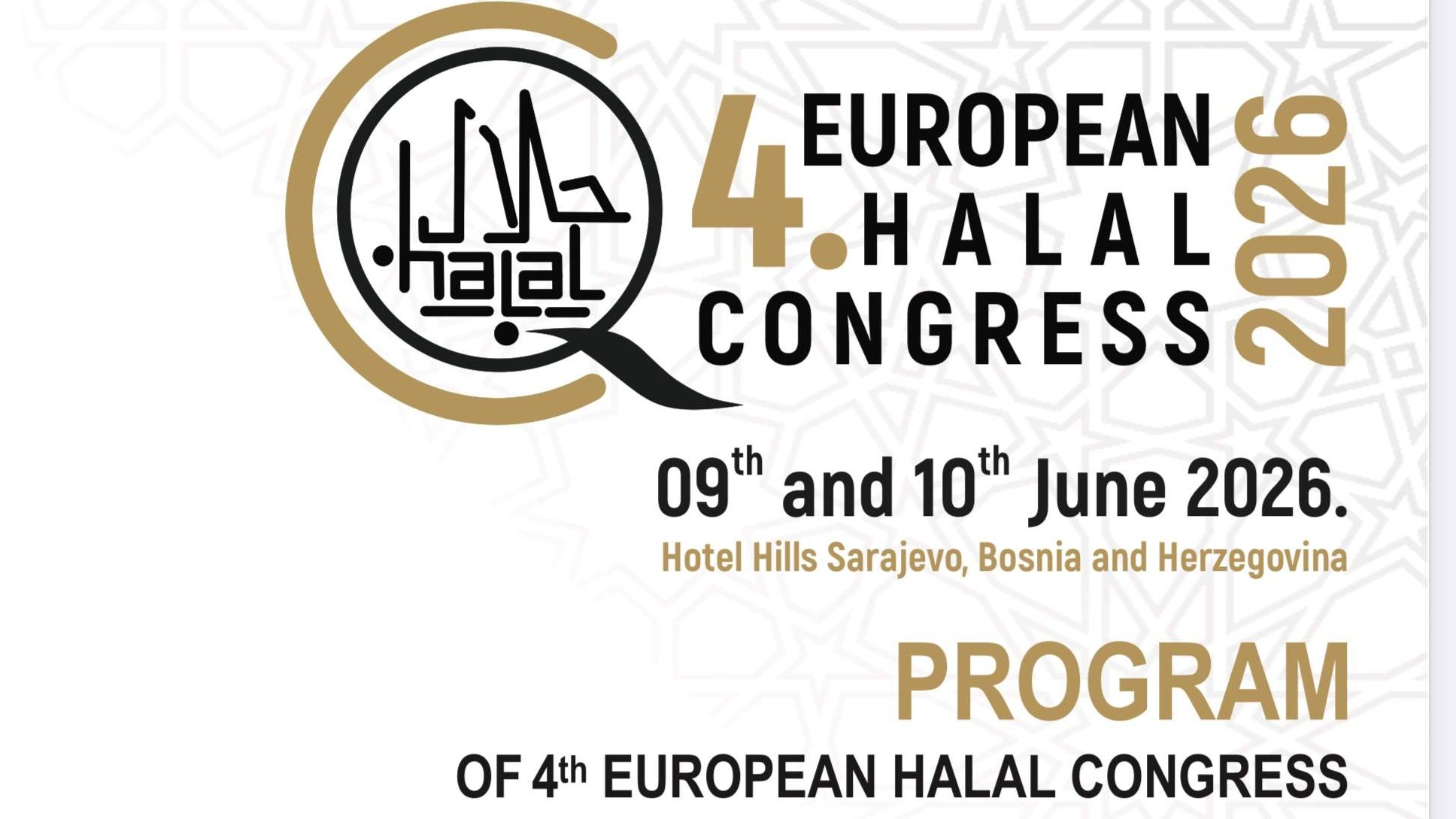 Sarajevo domaćin vodećeg evropskog skupa o halal industriji: 4. evropski halal kongres